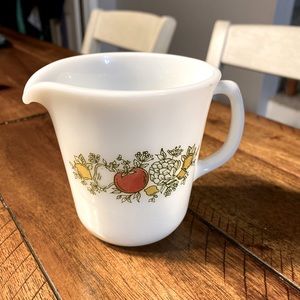 Vintage Pyrex Spice of Life Glass Creamer
